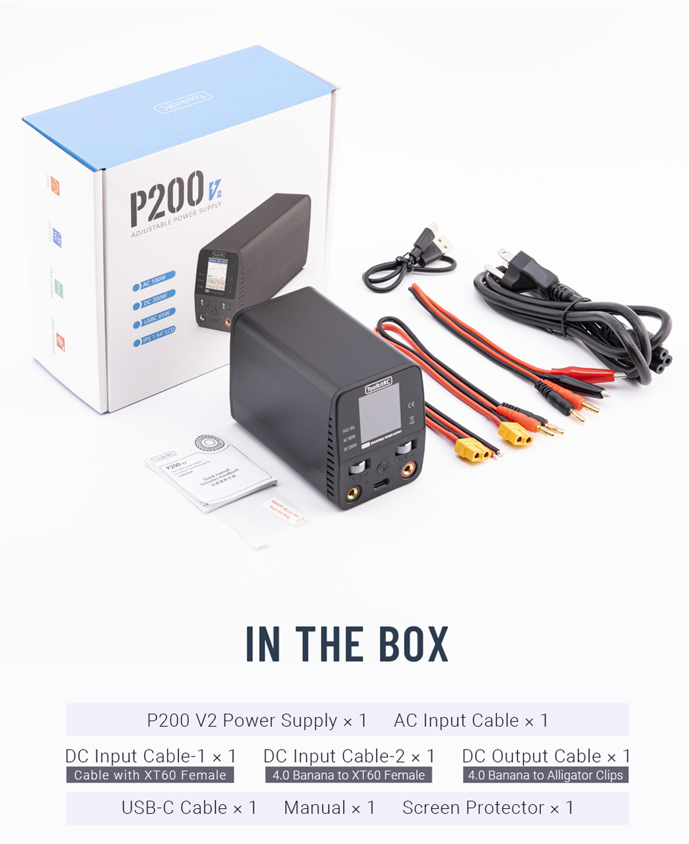 ToolkitRC P200 V2 Power Supply - Programmable Dc Power Supply 30V 10A review and price