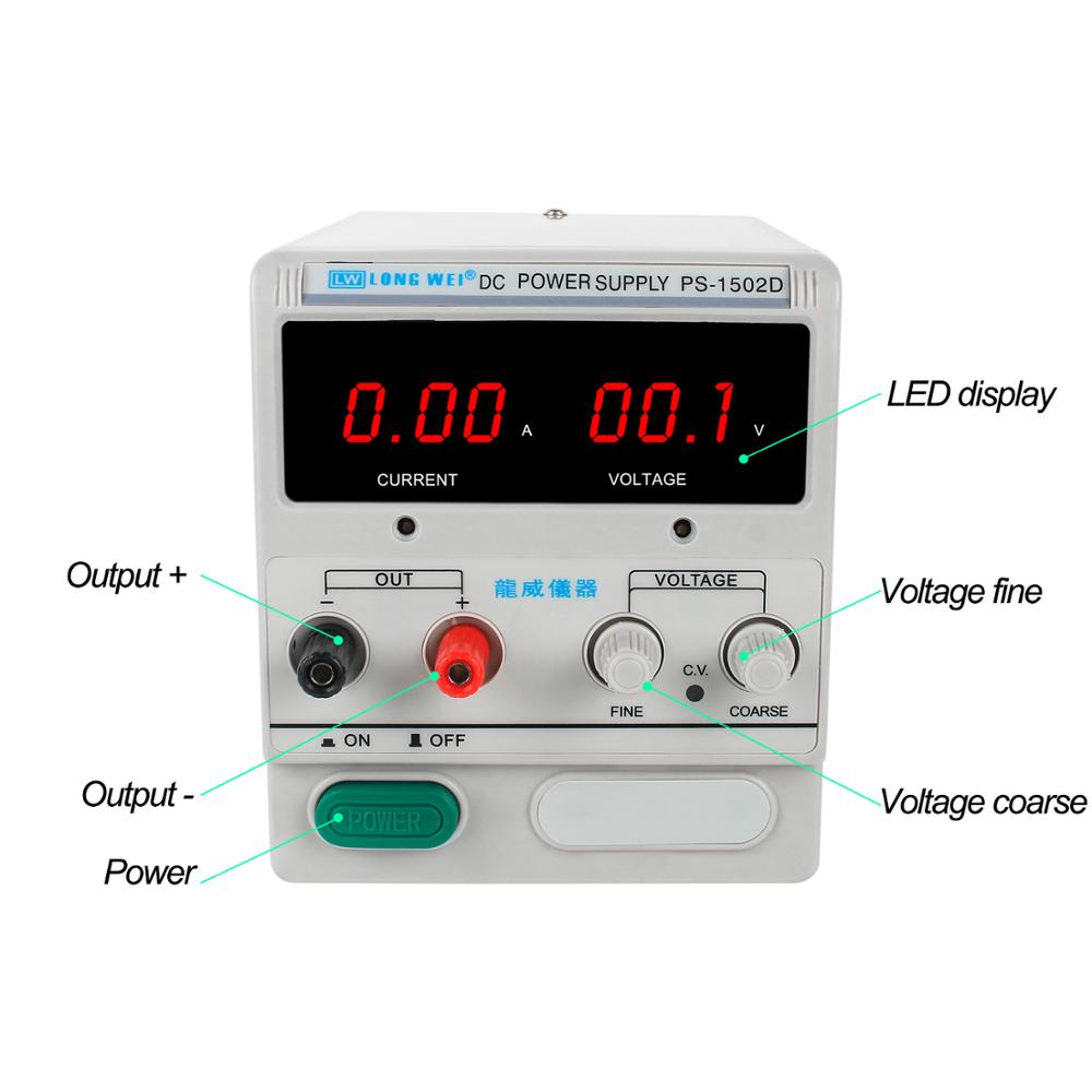 LW PS-1502D 1503D  PS-1505D 15 - Linear Lab Power Supply Adjustable review and price